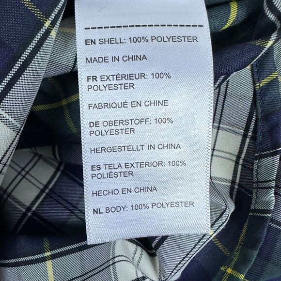 UNTUCKit Mens M Slim Fit Shirt Blue Plaid Button Down‎ Preppy Classic Everyday - Picture 8 of 10